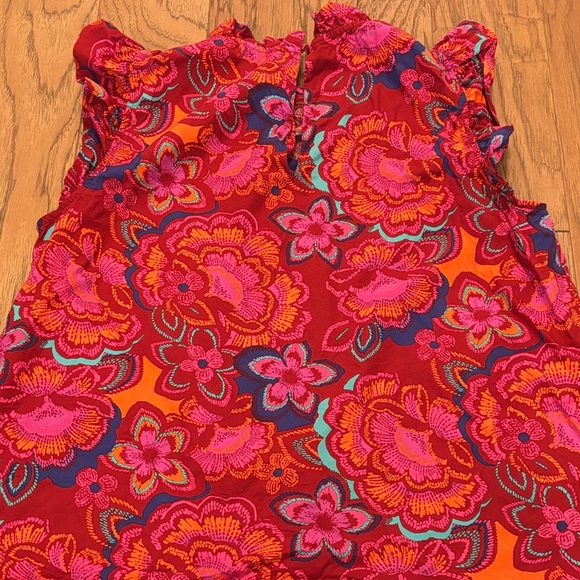 Sugarlips Red and Pink Ruffle Top - Picture 3 of 4